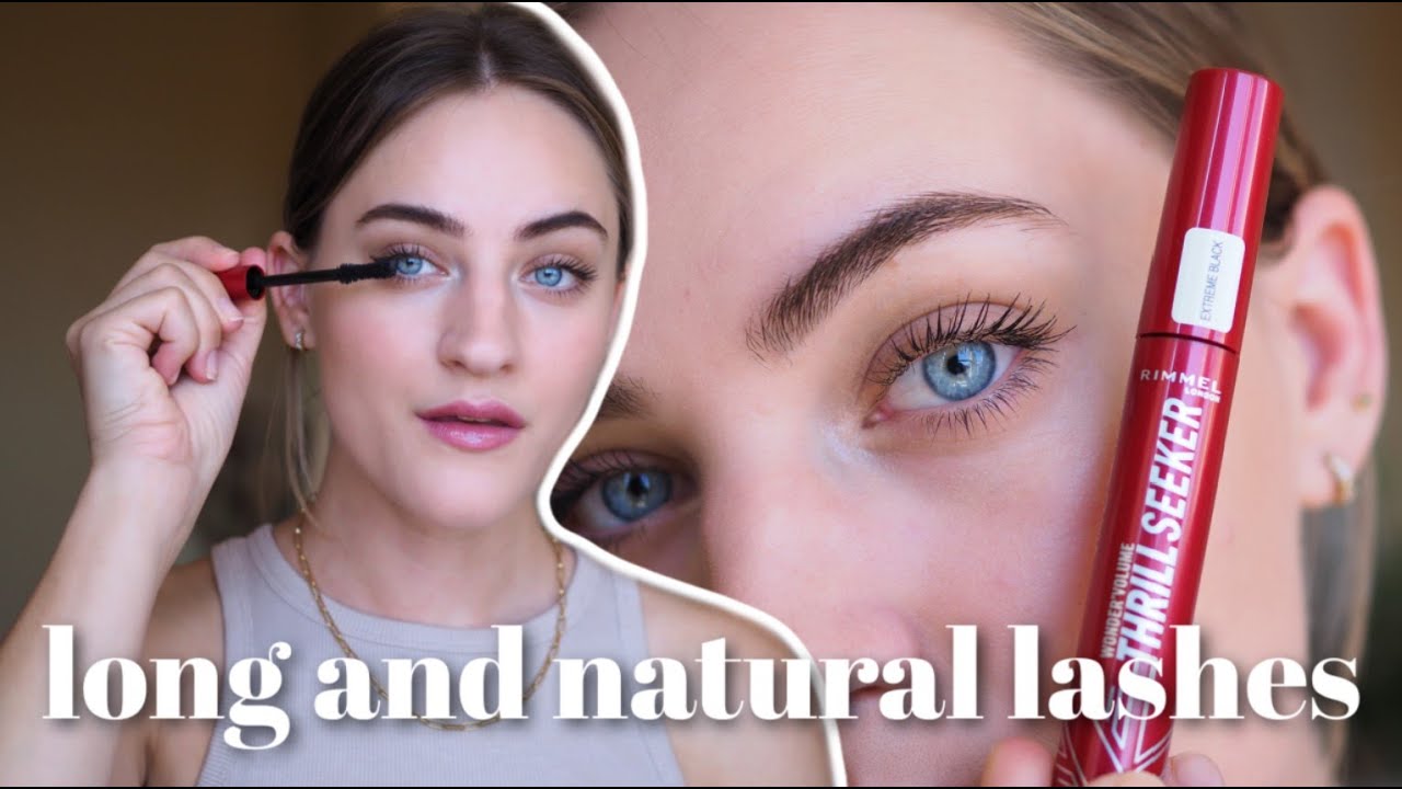 Testing the NEW RIMMEL VOLUME THRILL SEEKER MASCARA | *Full day wear test*