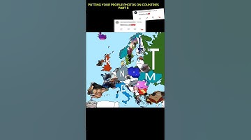 Putting your profile photos on countries part 5 #shorts #short #europe #mapping