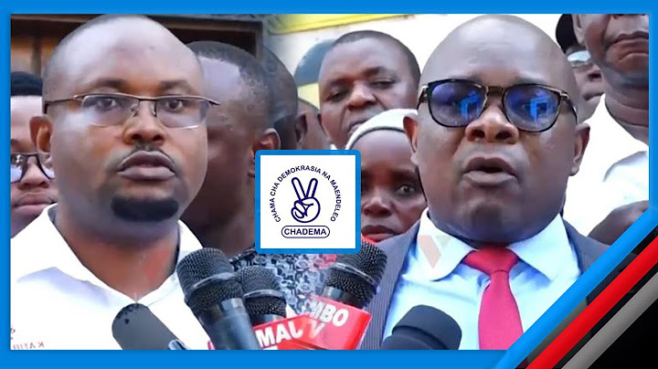 CHADEMA WATOA MSIMAMO MZITO MAHAKAMNI - TUTACHUKUA HATUA ZA ZIADA, HAKIMU AJIONDOE"