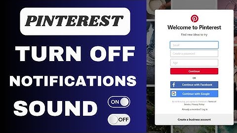 How To Turn Off Notifications Sounds On Pinterest | iOS and Android