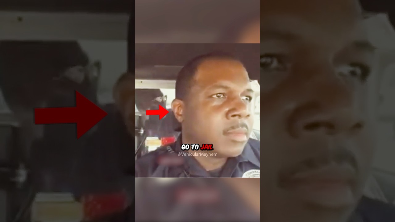 Officer in shock at man’s reaction to going to jail!