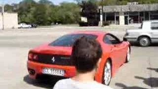 Ferrari 360 Challenge Stradale Near Crash