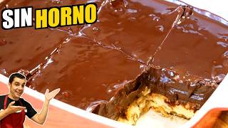 El POSTRE más fácil y rico en 5 MINUTOS, sin horno, sin leche condensada!