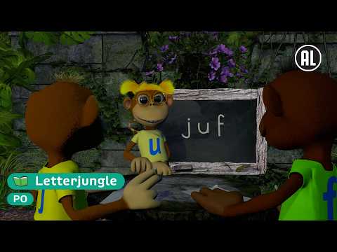 De letter f: juf | groep 1-2 | Letterjungle | Schooltv