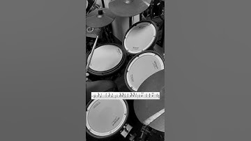 Syncopation by Reed (Syncopation Set 1, Page 33, Number 9) - Practice with Me! #drumset #drums