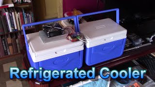 DIY Peltier Fridge Air Cooler! (w/Thermostat!) 12v/6a - down to 36F/2.3C - DIY Fridge! works in car!