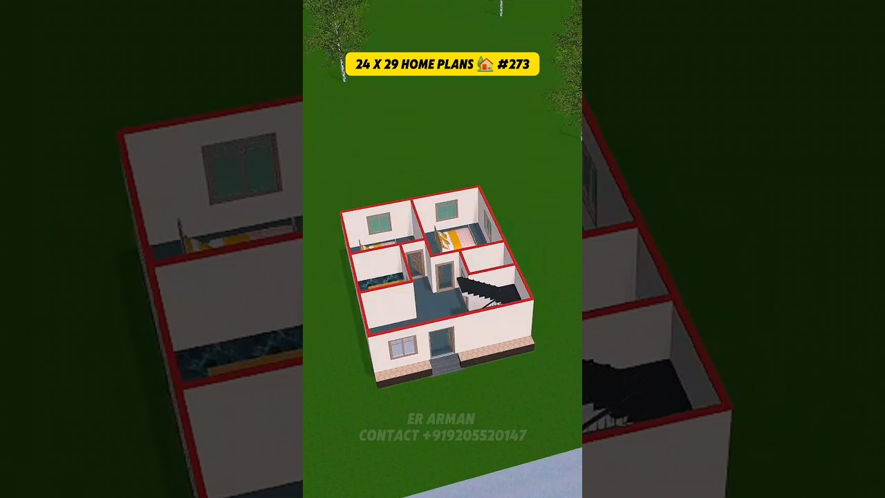 24 by 29 home plans 3d 🥀💕 