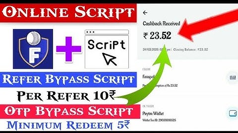 Fanspole app unlimited refer bypass trick | fanspole refer script | per refer 10rs | min redeem 5rs