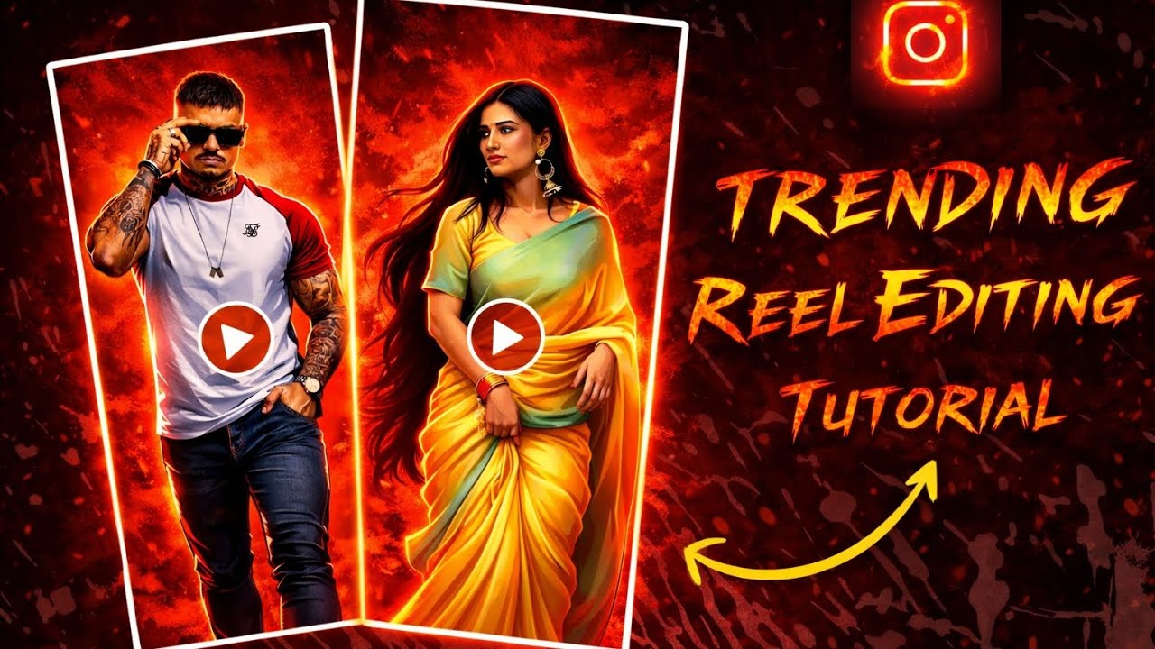 Viral AI Intro Reels 2026 😱 | CapCut + VN + AI Prompts Telugu Tutorial