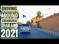 Thailand in Chiang Mai - Driving around old town 2021 ขับรถเที่ยวรอบเมือง เชียงใหม่