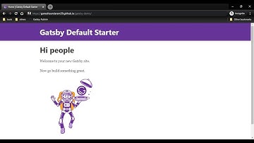 Deploy Gatsby site to GitHub Page