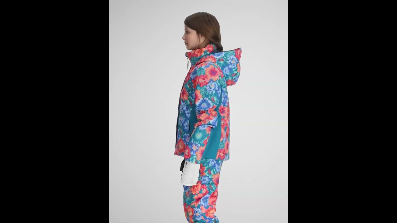 Preview of Obermeyer Kennedy Print Jacket - Girls' Video