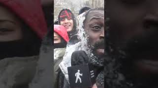 NYC Crack Heads in the Snow🤣