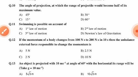Nearpeer mcqs discussion|| physics mcqs with proper solutions|| Force and motion mcqs discussion