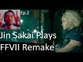 Jin Sakai Actor Plays Final Fantasy VII Remake | Funny Moments Episode 2 (Daisuke Tsuji)