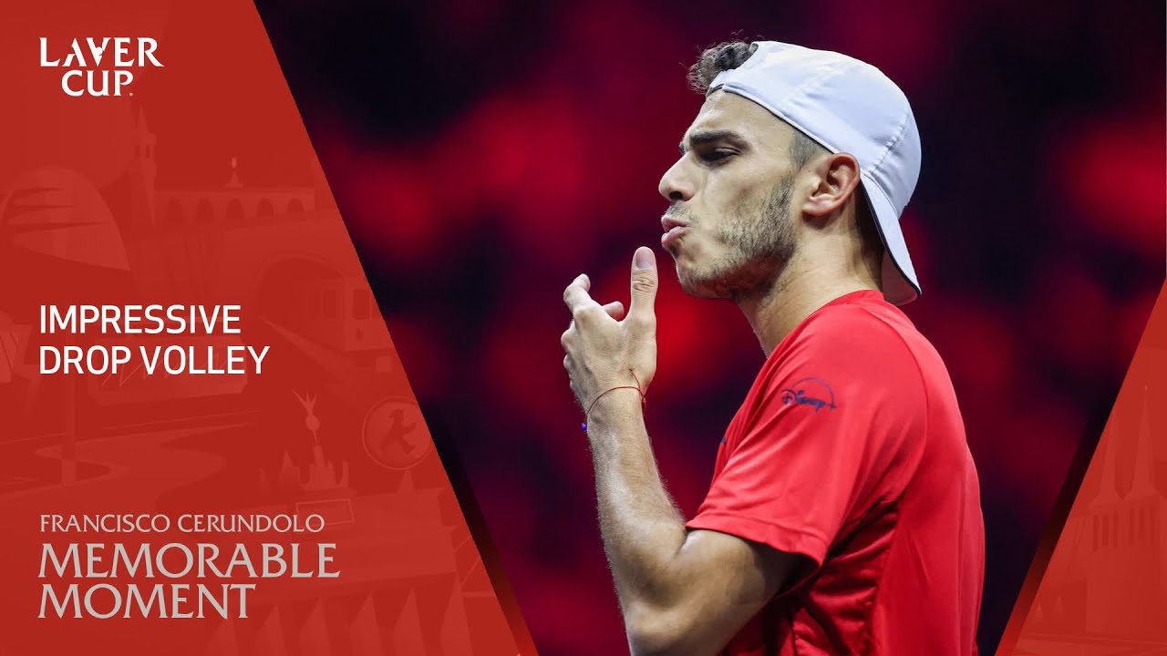 Team World's Bench Loved Francisco Cerundolo's Drop Volley | Laver Cup 2024