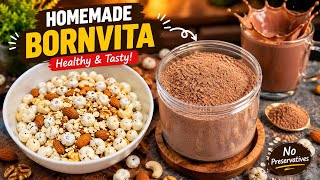 🥛 Homemade Bournvita Recipe | Healthy Chocolate Drink Powder at Home | Market Se Bhi Better 😍
