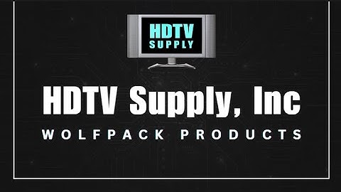 4K 60 Modular Matrix Switcher with TV Wall function