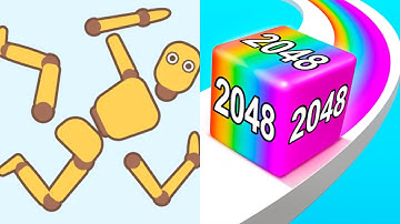 Ragdoll Break vs Jelly Run 2048 All Levels Gameplay Android, iOS