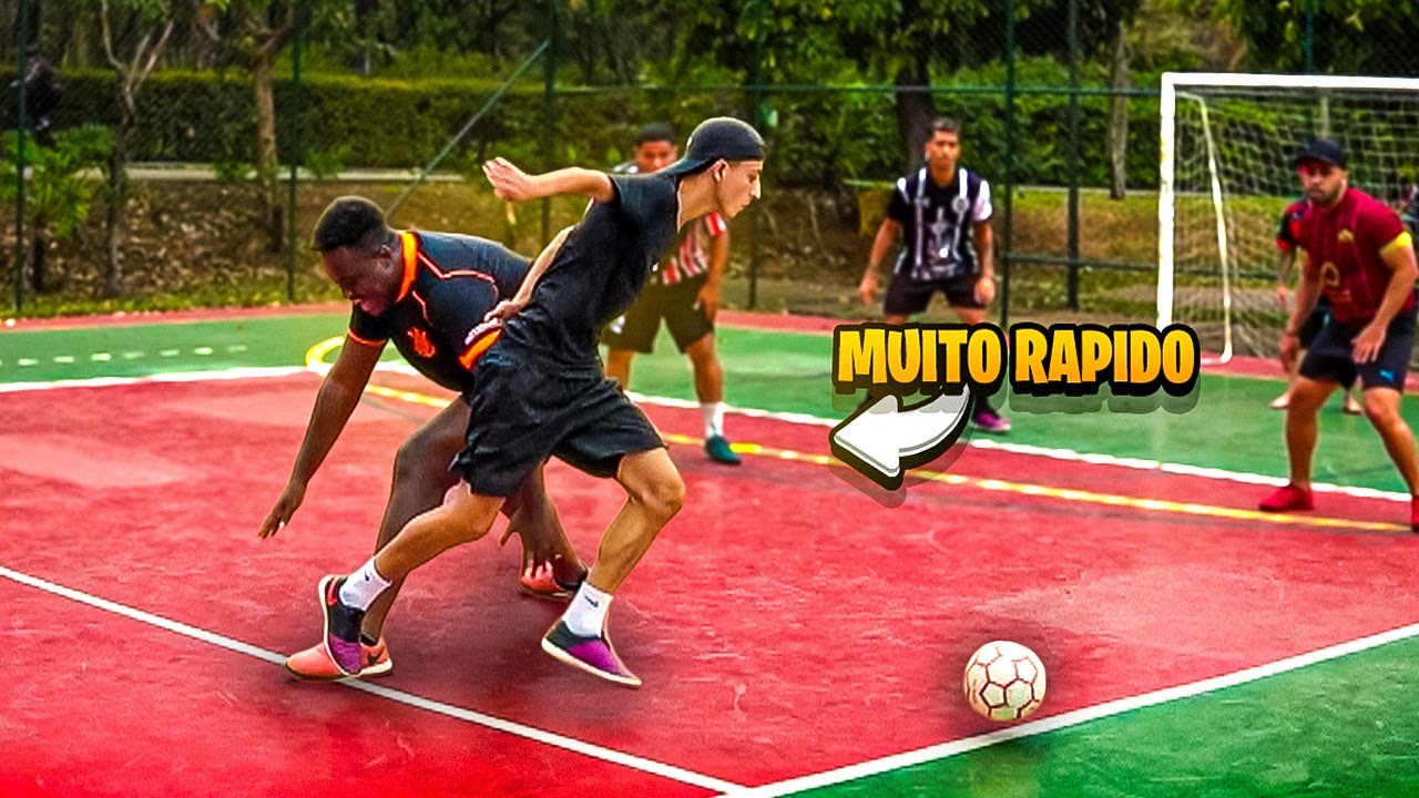 NINGUÉM CONSEGUE PARAR ELE NO RACHÃO 💨⚽