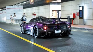 Lewis Hamilton Driving His Pagani Zonda 760 LH in Monaco  LOUD V12 Sounds