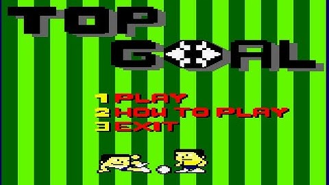 Top Goal - Amstrad CPC - Short gameplay
