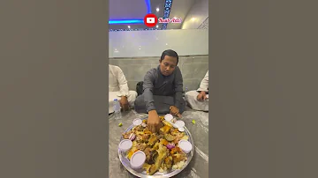 MANDHI RICE DINNER IN MADINAH 3 PORTIONS OF ARAB PEOPLE 