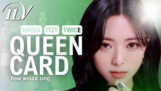 How Would JYP GGs sing QUEENCARD by (G)I-DLE | Color Coded Lyrics + Line Distribution