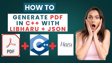 📄 C++ + JSON + PDF = Magic! 🪄 Create Stunning PDF Tables from JSON Data  LibHaru & Nlohmann JSON