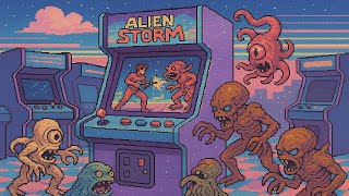 Sábado Nostálgico Fliperamas Clássicos dos Anos 80s Aliens Storm