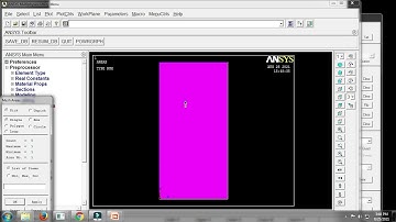 ANSYS APDL HEAT TRANSFER ANALYSIS PLATE