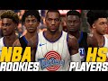 2020 NBA Rookies vs 2020 High School Players On NBA 2K20! Bronny, Mikey Williams & Emoni Bates!