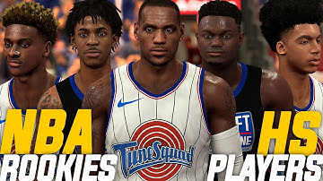 2020 NBA Rookies vs 2020 High School Players On NBA 2K20! Bronny, Mikey Williams & Emoni Bates!