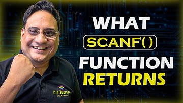 What does scanf() return in C? | PPS | BCS 101 | BCS 201