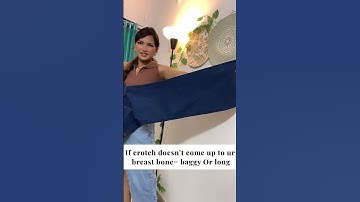 How to measure your pants length without try-on #fashion #knowledge #youtuberlikes #pant #style