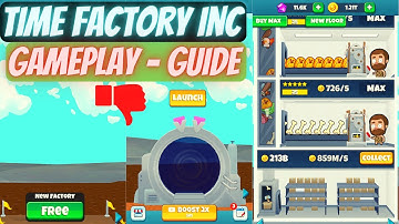 Time Factory Inc - Idle Tycoon, android gameplay, beginner tips and guide, game review