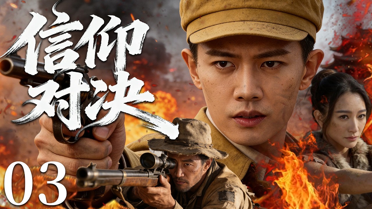 【最新經典抗戰劇】信仰對決 03 | 砲火撕裂陣地，兩軍對峙生死線，當兄弟站在不同旗幟下，這場戰鬥早已沒有退路！ #任嘉倫 #李幼斌