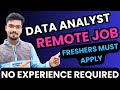 Freshers jobs | Data Analyst jobs 2025 | Remote Jobs | Jobs 2025
