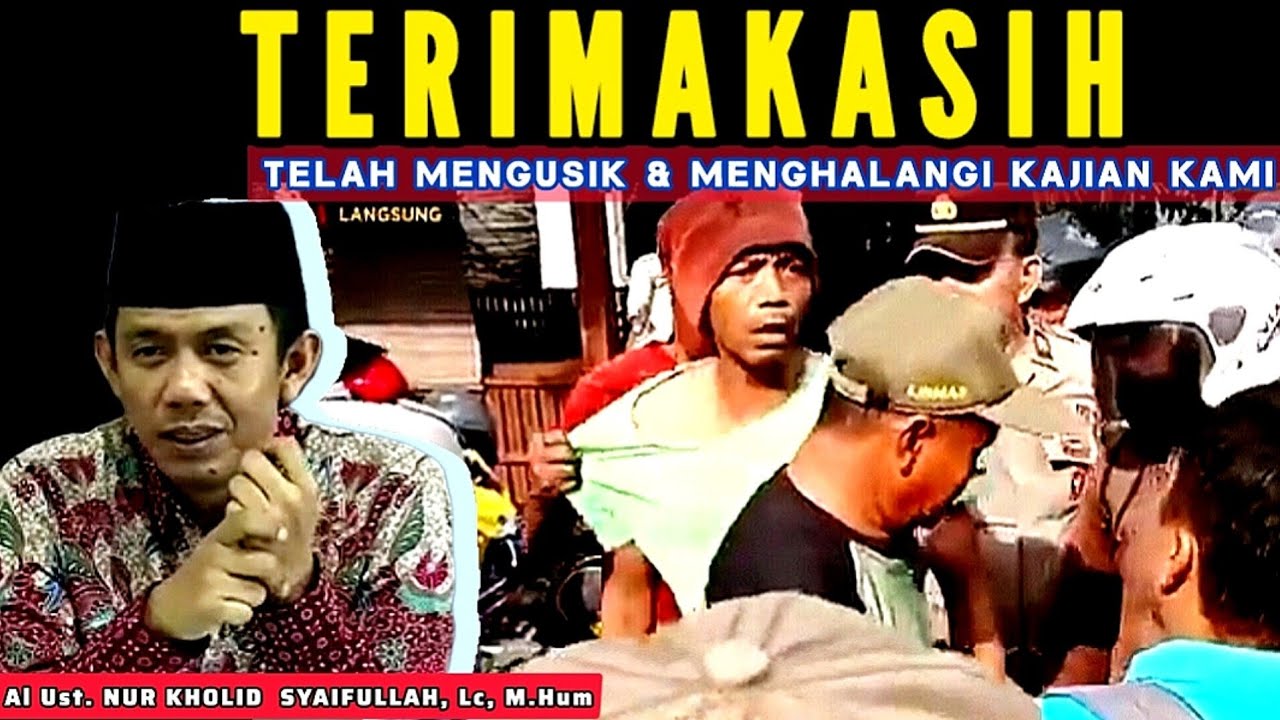 TERUNGKAP! KRONOLOGI PENGAJIAN MTA JATIROGO DITOLAK, Jihad Pagi MTA - Ust. Nur Kholid Syaifullah, Lc