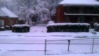 3 minute snow watch in Chattanooga