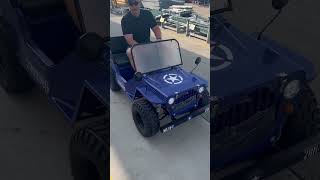 Tractor Supply 125cc Mini Jeep is a BEAST!  #jeep #jeeplife #tractorsupply #toys #shortsviral