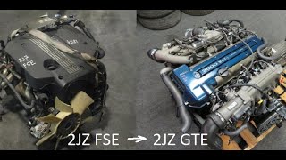 Из FSE в GTE \ Постройка 1,5JZ GTE Часть 1