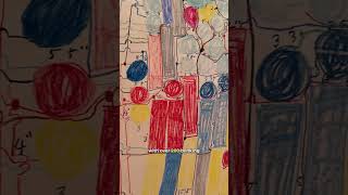 This is Atsuko Tanaka’s “Drawing for ‘Electric Dress” @MOCA