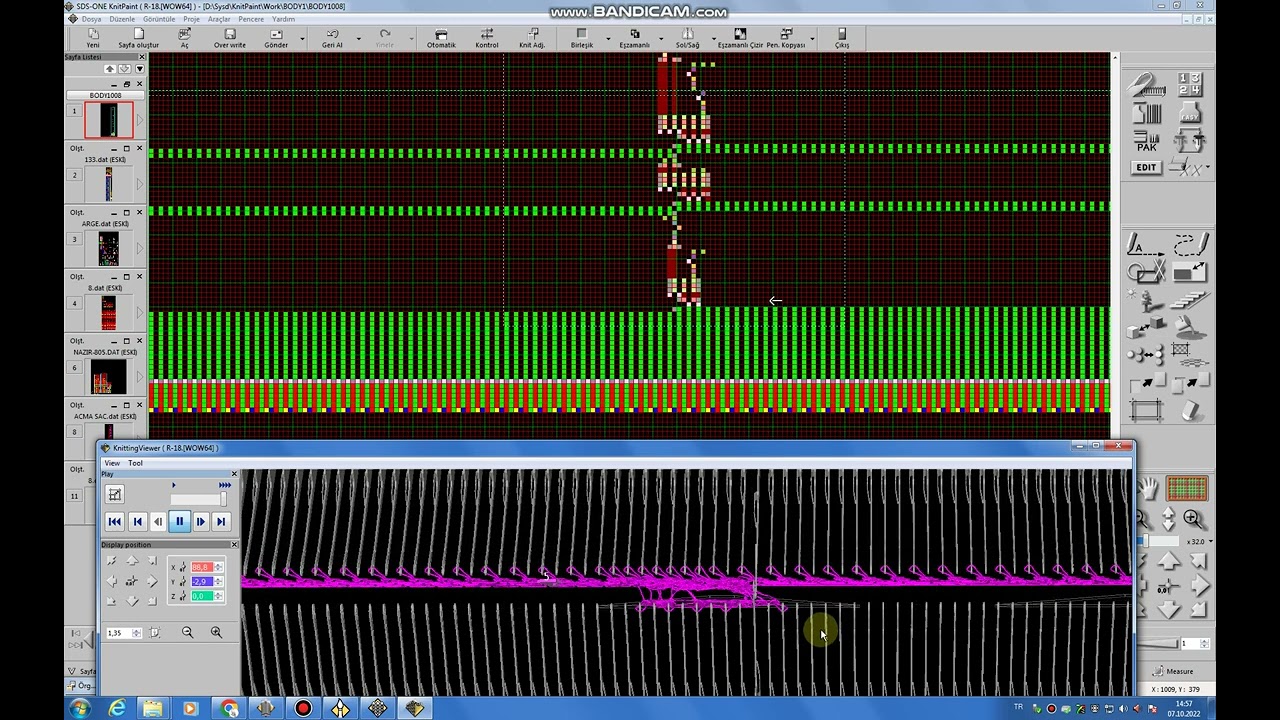 SDS ONE KNİT YAPRAK DESEN