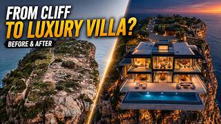 From Empty Cliff to Luxury Villa — The Transformation Looks Unreal