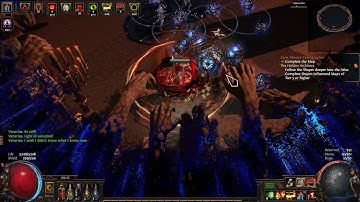 UVM Path of Exile 3.8  Rewritten Distant Memory Hardcore Boss fight lvl 68