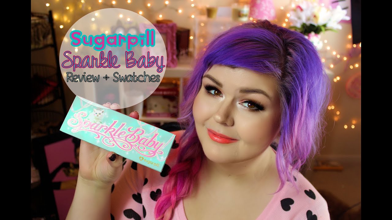 Sugarpill Sparkle Baby Palette Quick Review and Swatches YouTube