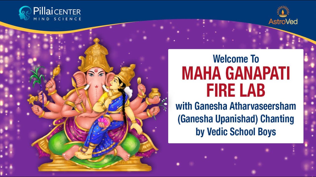 Ganesha Chathurthi 2022  Ganesha Upanishad Chanting   Maha Ganapati Homa By Vedic Boys 31082022