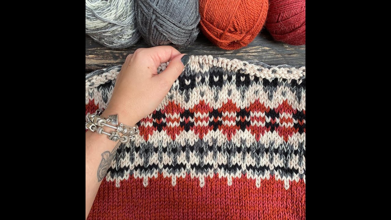 ¿Cómo tejer Jacquard por el derecho? Inglés y Continental