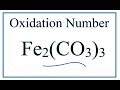 Oxidation Numbers and Carbonate Ions